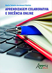 Capa do livro Aprendizagem colaborativa e docência online