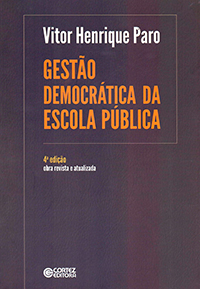 Capa do livro "Gestão democrática da escola pública"