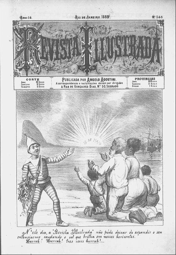 Capa da Revista Ilustrada, edição 548 de 1889