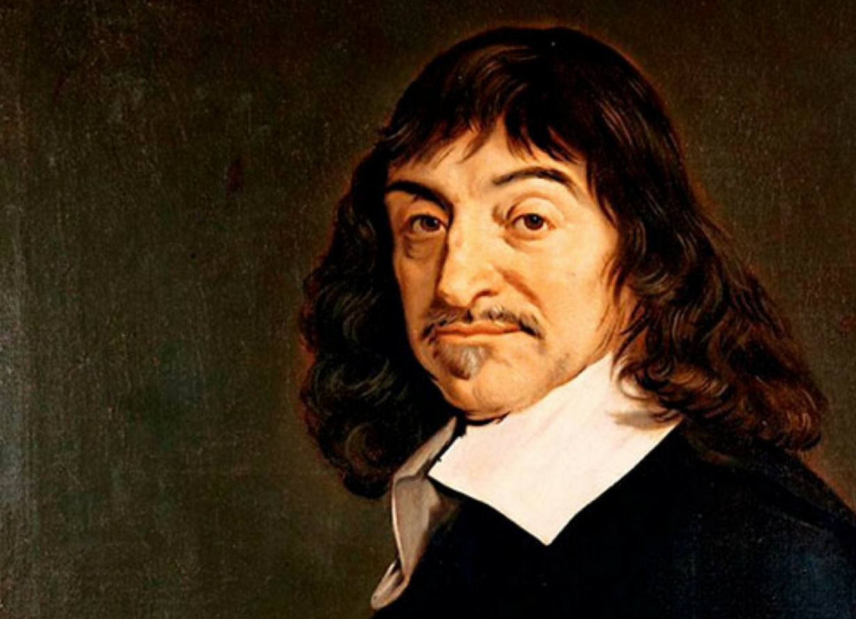 Foto pintura do filósofo René Descartes