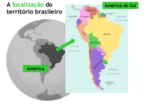 localização do brasil