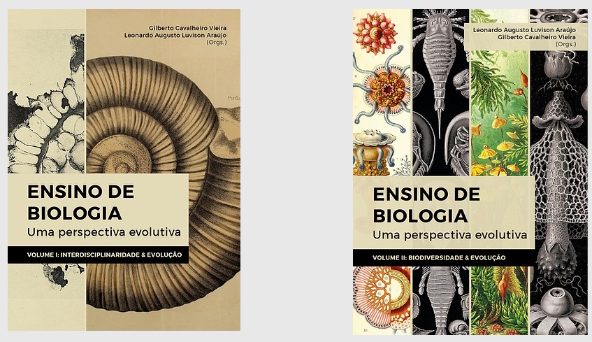 capa dos livros Ensino de Biologoa - Uma perspectiva evolutiva