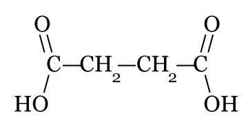 Fórmula do ácido butanodioico