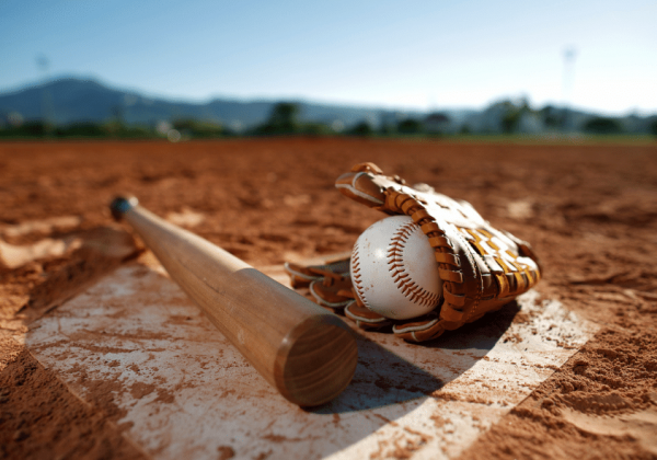 esportes de campo e taco beisebol
